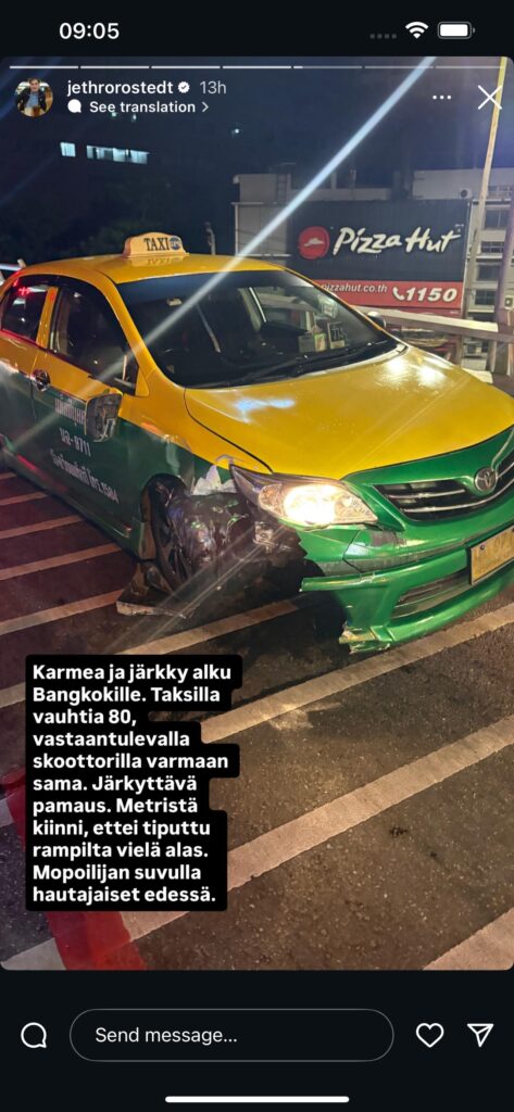 Jeti kolarissa Bangkokissa