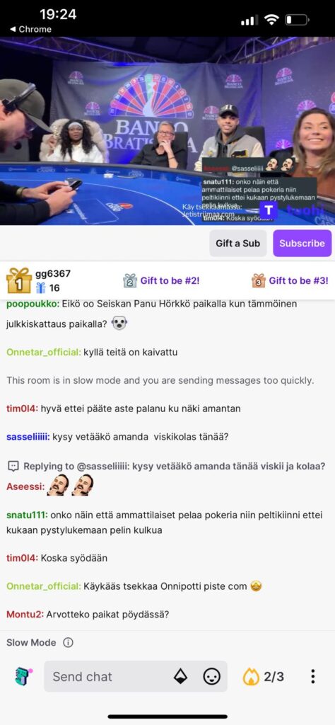 Jetin striimi Bratislavassa